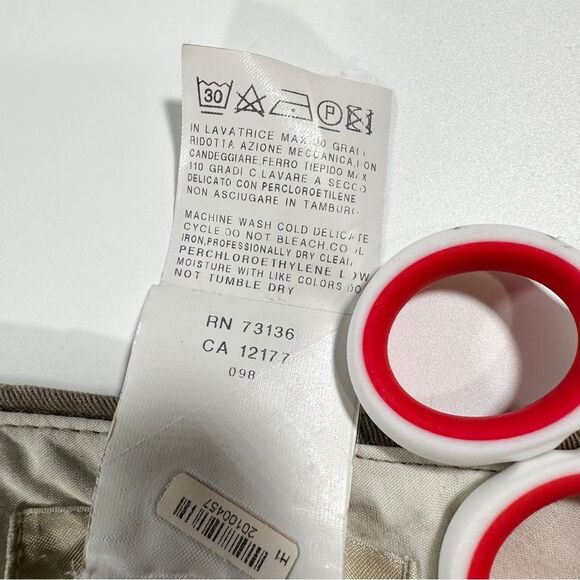 MaxMara Womens Size 4 Casual Button Fly Trouser Pant Women’s - Picture 5 of 12